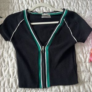 Urban outfitters cropped shirt